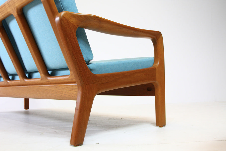 Juul kristensen solid teak mid century danish 3 seater sofa c.1960 – A rare vintage treasure