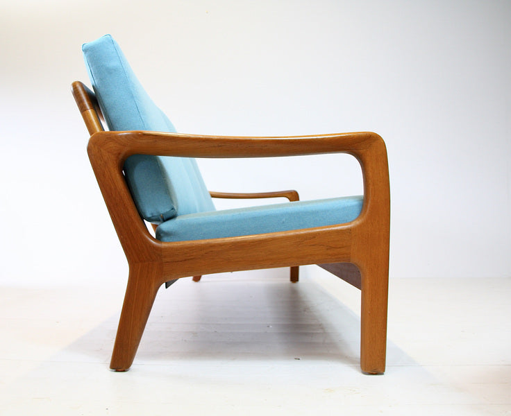 Juul kristensen solid teak mid century danish 3 seater sofa c.1960 – A rare vintage treasure