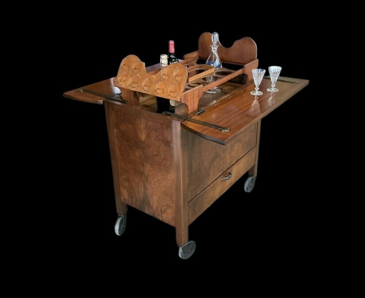 Art deco bar/drinks trolley, 1930s – A rare vintage treasure
