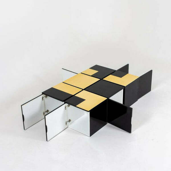Coffee table by pierre cardin, france 20th century – A rare vintage treasure