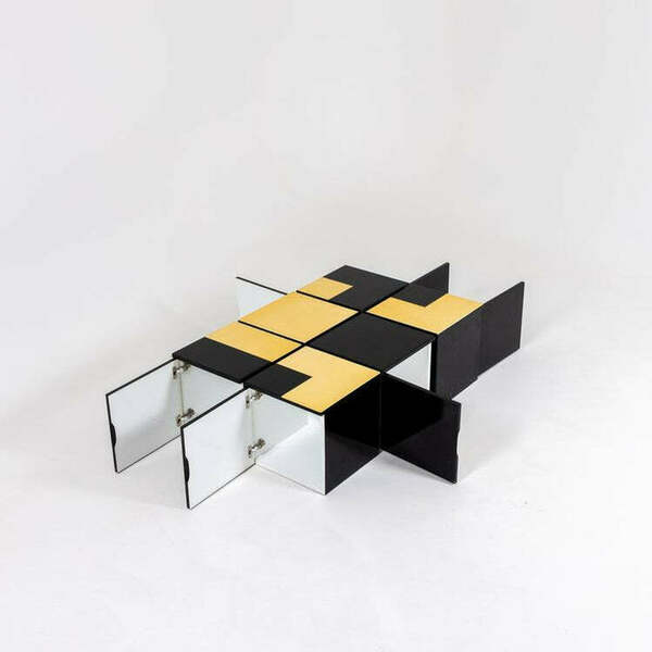 Coffee table by pierre cardin, france 20th century – A rare vintage treasure
