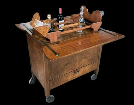 Art deco bar/drinks trolley, 1930s – A rare vintage treasure