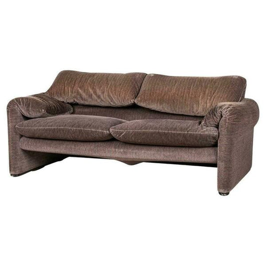 20th century maralunga sofa in original velvet fabric by vico magistretti – A rare vintage treasure